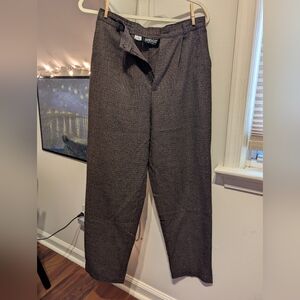 Briggs New York Brown Checkered Trousers Pants